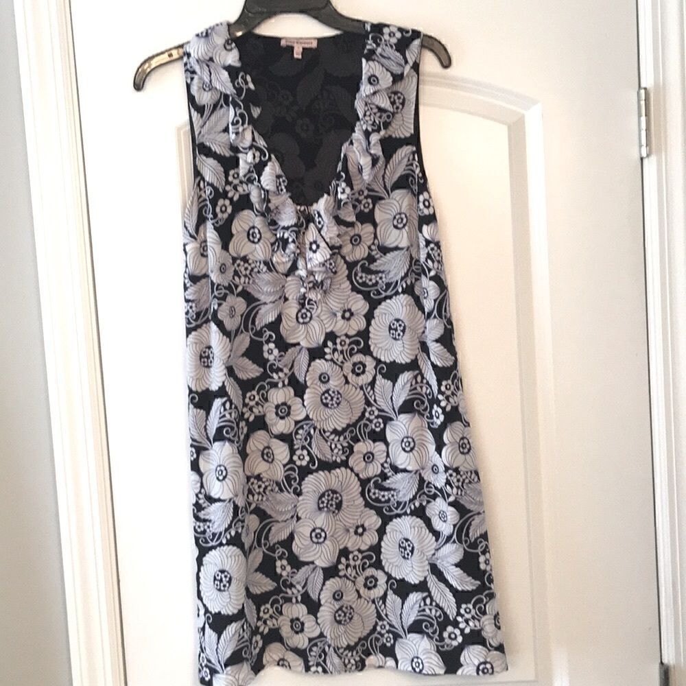 Juicy Couture Floral 100% silk sleeveless dress
